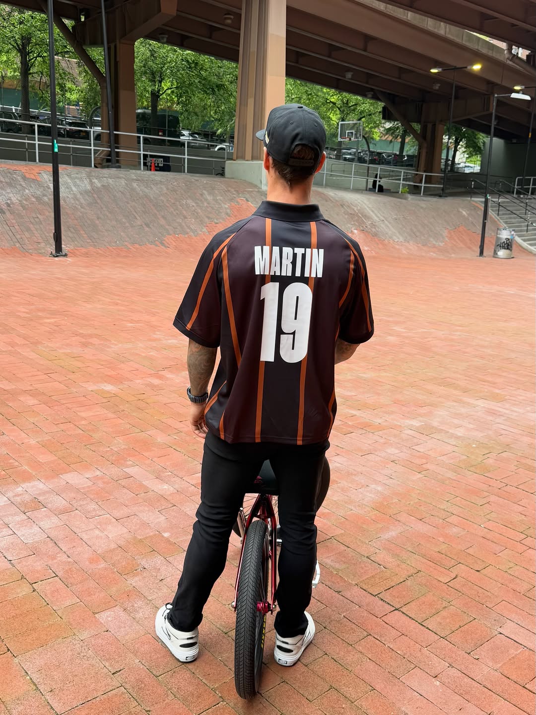 Logan Martin a New York con jersey XGames New York #19
